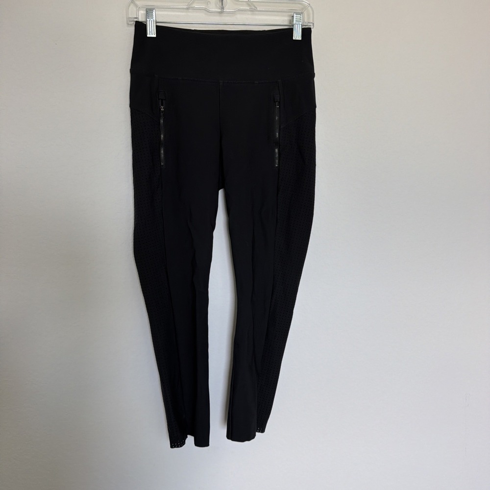 Athleta Stellar Tight High Rise Zip Pockets Leggings In Black Size XS